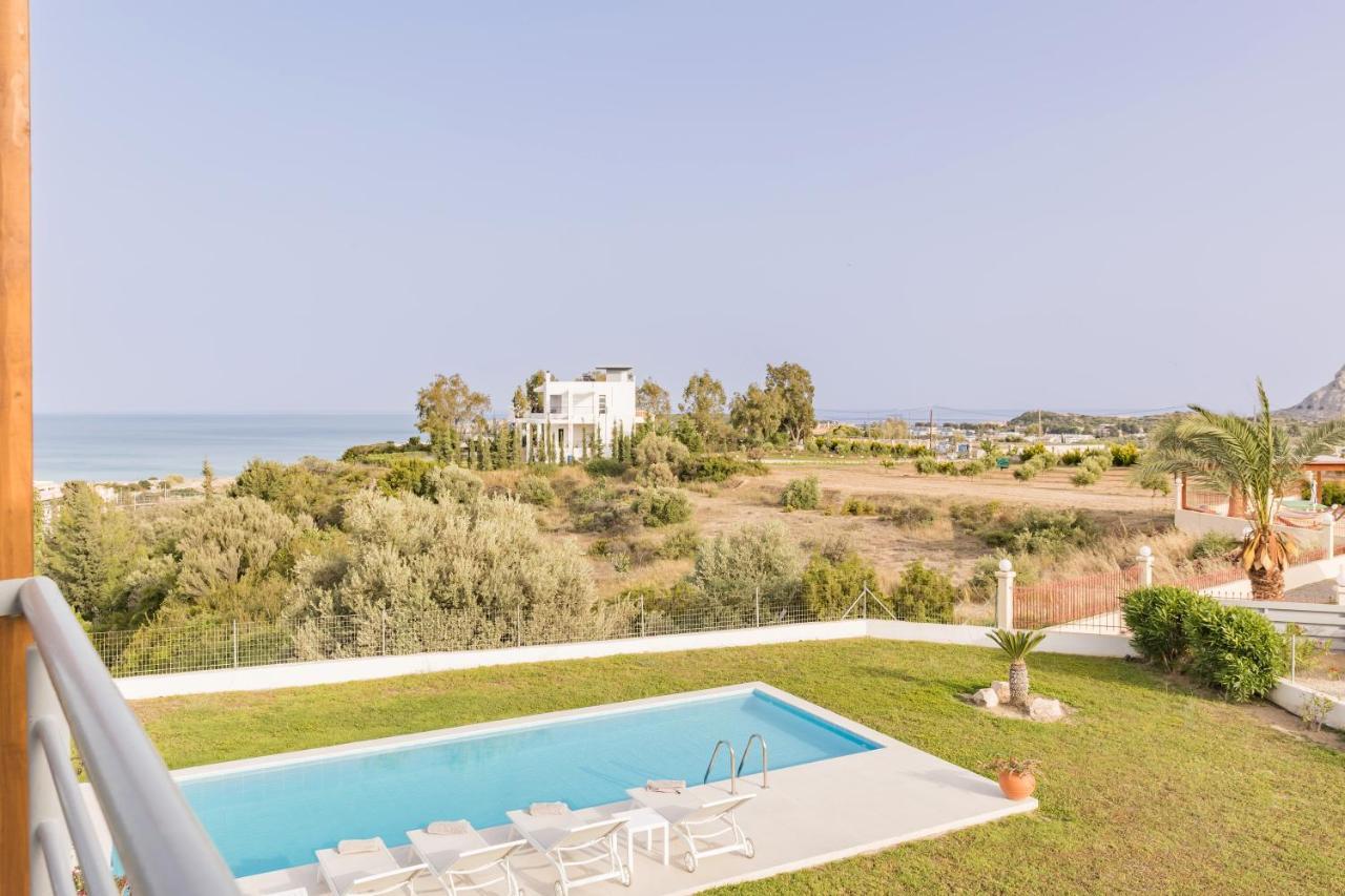 Villa Santa Maria With Private Pool And Sea View Afantou Extérieur photo