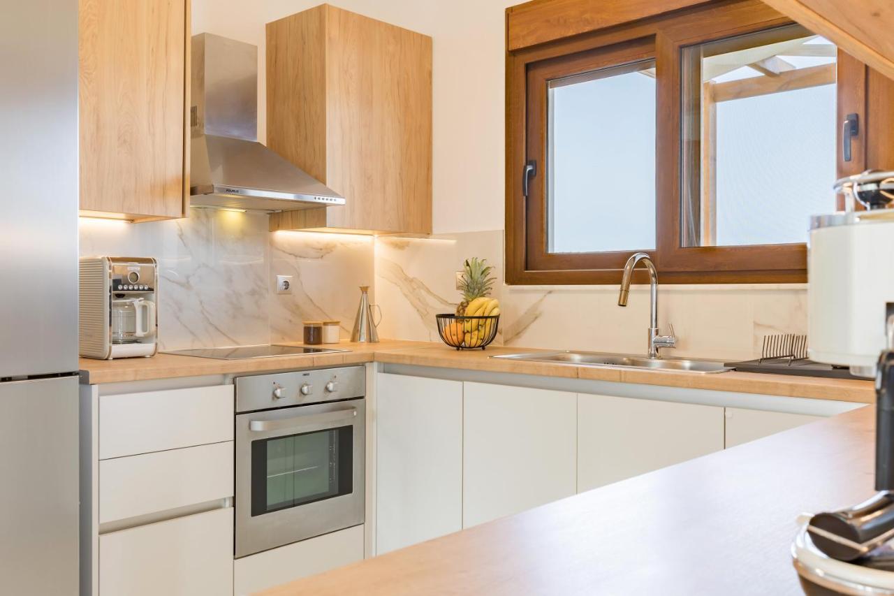 Villa Santa Maria With Private Pool And Sea View Afantou Extérieur photo